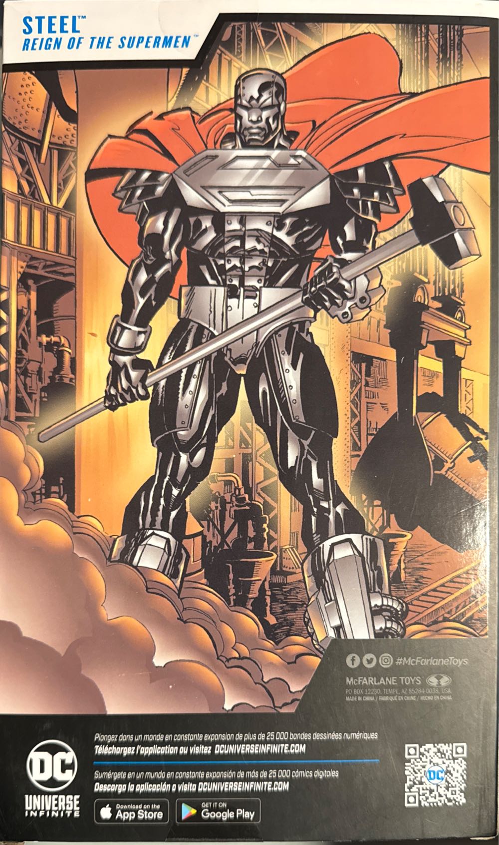 DC Multiverse Steel - DC Universe vinyl figure collectible [Barcode 787926152869] - Main Image 2