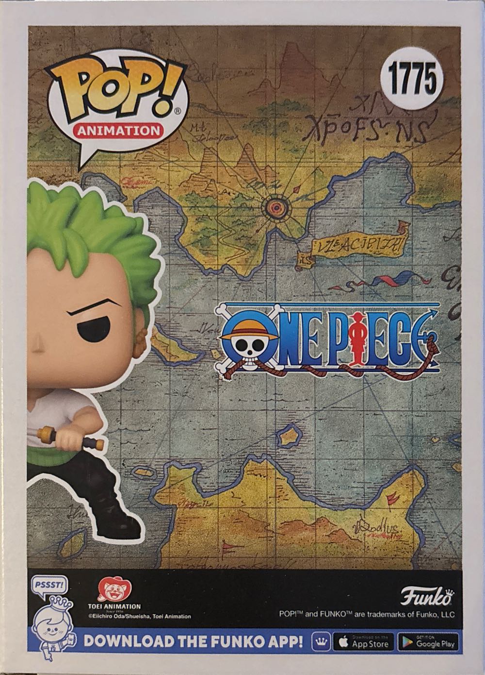 Roronoa Zoro (pre-timeskip) - One Piece vinyl figure collectible [Barcode 889698803694] - Main Image 3
