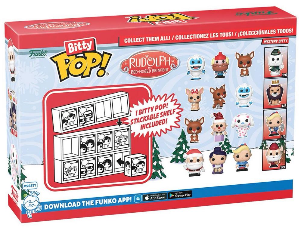 Bitty Pop: Rudolph  vinyl figure collectible [Barcode 889698811255] - Main Image 2