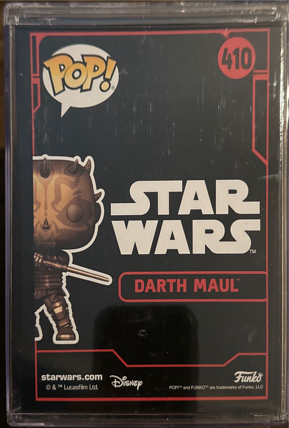 Darth Maul # 410 - Star Wars vinyl figure collectible [Barcode 889698818650] - Main Image 2