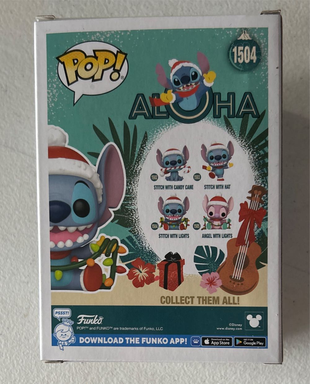 Lilo & Stitch: Stitch w/ Lights (Holiday) - Lilo and Stitch vinyl figure collectible [Barcode 889698800389] - Main Image 3