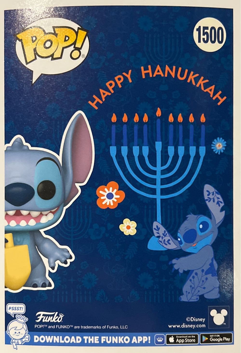 Stitch With Dreidel - Lilo and Stitch vinyl figure collectible [Barcode 889698799539] - Main Image 2