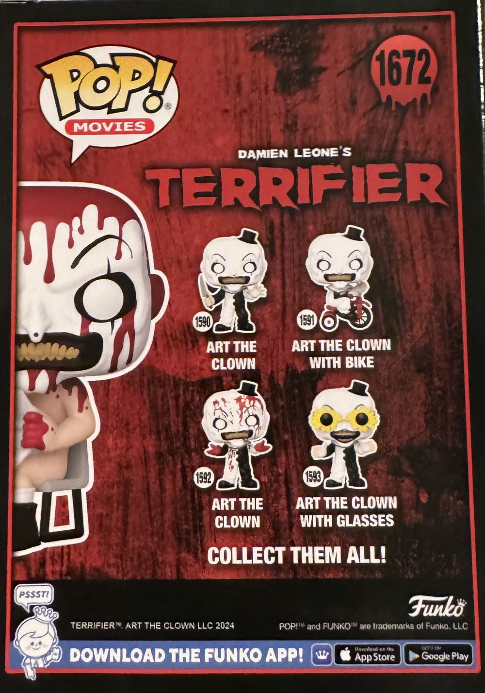 Art The Clown <Laundry Mat>  vinyl figure collectible [Barcode 889698828512] - Main Image 4