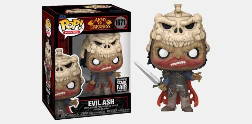Funko Pop Army Of Darkness Evil Ash 1671 Scare Fair 24 - Evil Dead vinyl figure collectible [Barcode 32250073] - Main Image 2