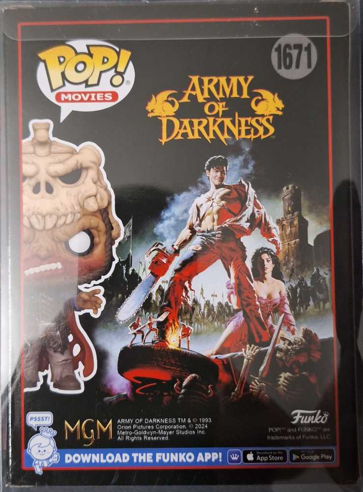 Funko Pop Army Of Darkness Evil Ash 1671 Scare Fair 24 - Evil Dead vinyl figure collectible [Barcode 32250073] - Main Image 3