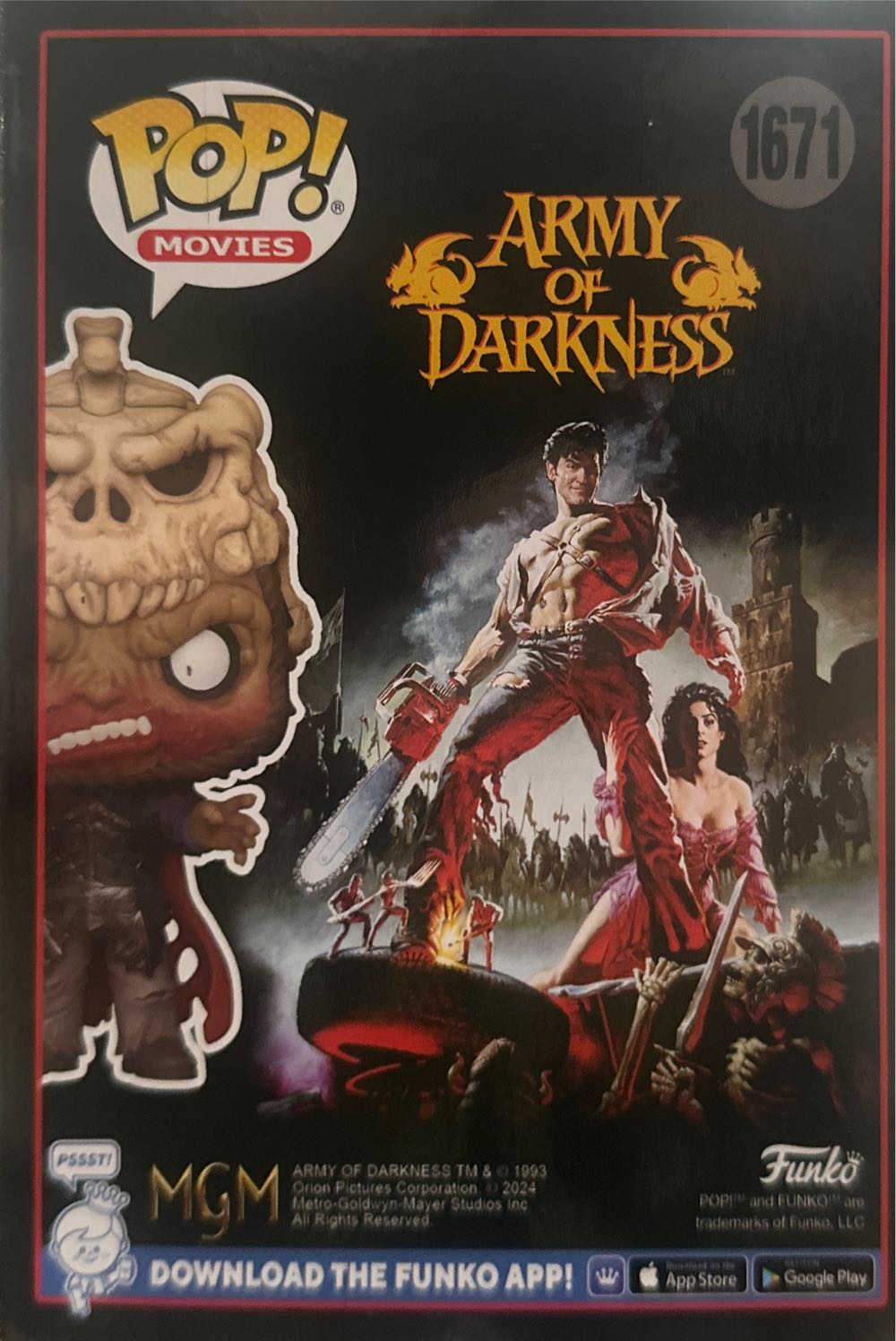 Evil Ash - Evil Dead 3: Army of Darkness vinyl figure collectible [Barcode 889698828505] - Main Image 3