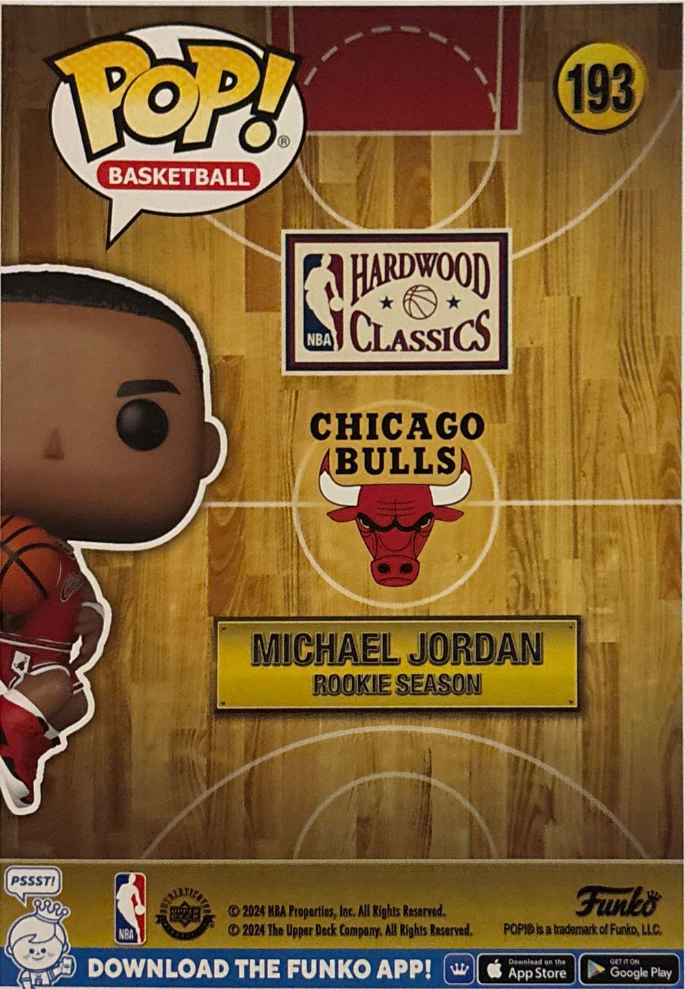 Michael Jordan (Rookie Season) - NBA vinyl figure collectible [Barcode 889698796781] - Main Image 3