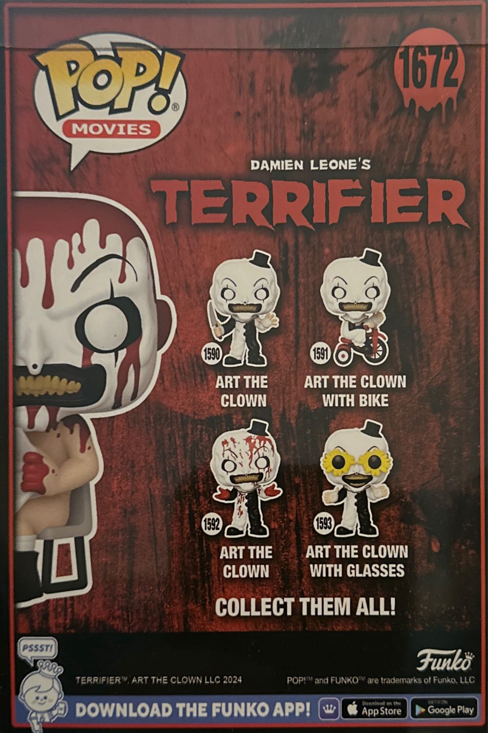 Terrifier Art The Clown Scare Fair $70  vinyl figure collectible - Main Image 2
