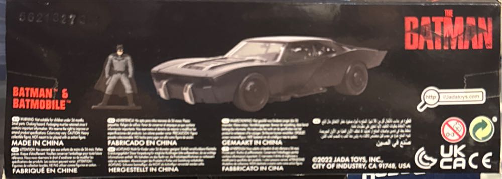 Jada Toys Hollywood Rides Batmobile W Batman Fig 1 32 Vehicle Black  vinyl figure collectible [Barcode 801310320426] - Main Image 2