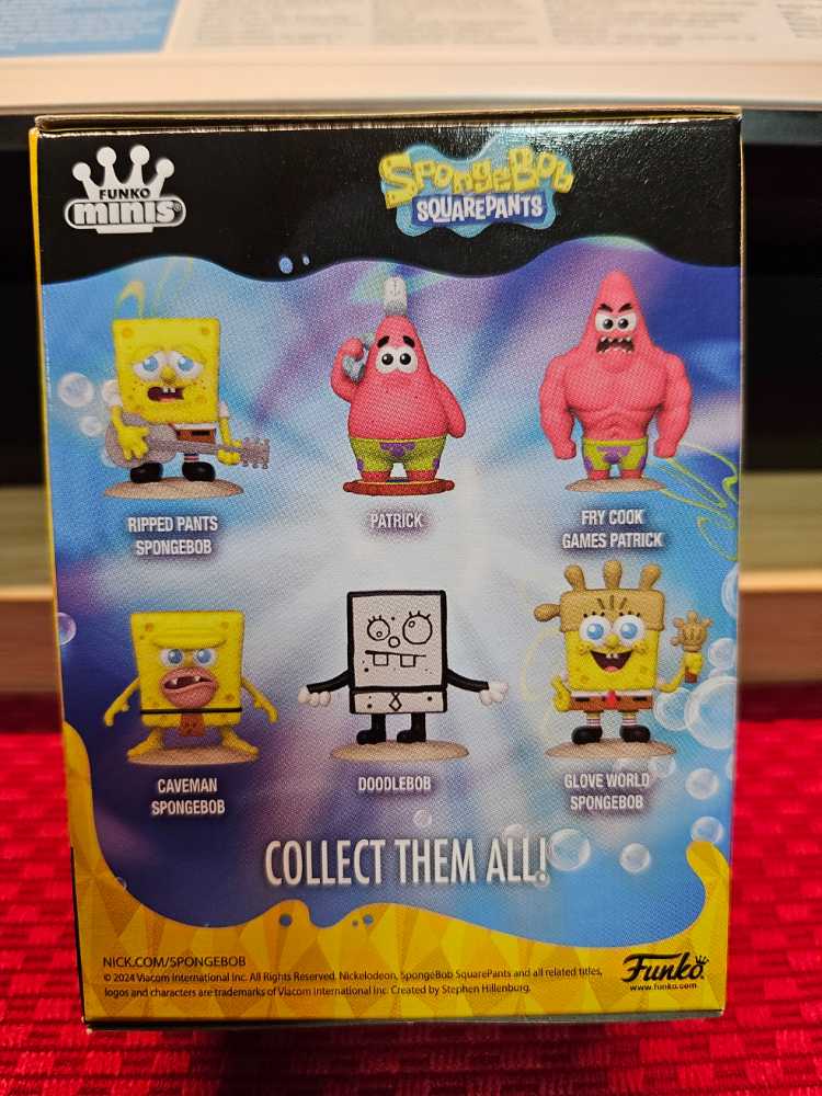Funko Minis SpongeBob Patrick  - SpongeBob SquarePants vinyl figure collectible [Barcode 889698821865] - Main Image 2