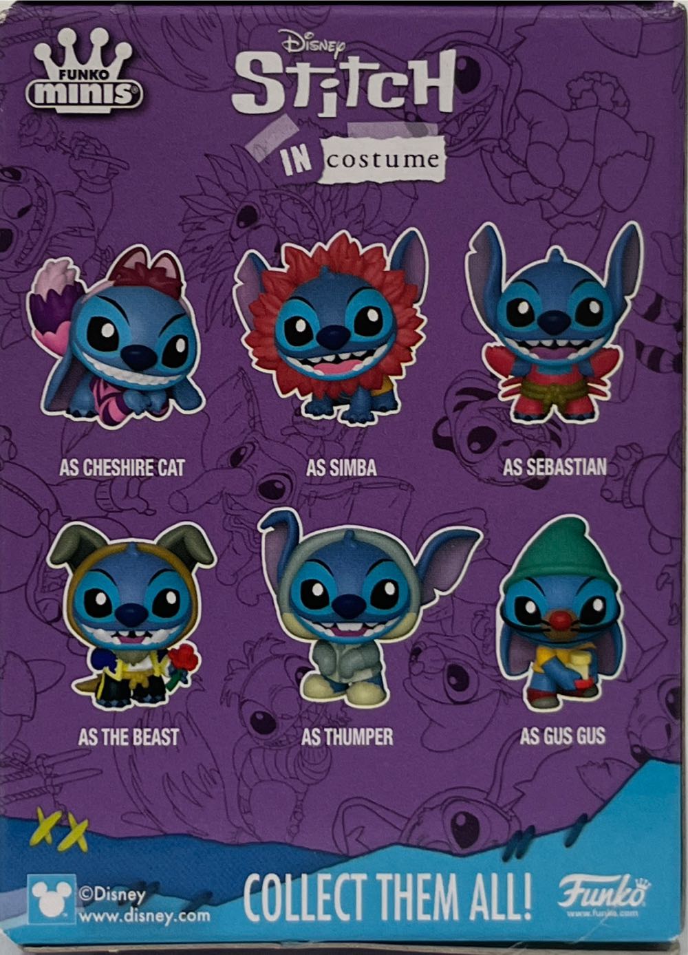 Funko Minis Disney Stitch In Costume Vinyl Figure - Lilo and Stitch vinyl figure collectible [Barcode 889698821858] - Main Image 2