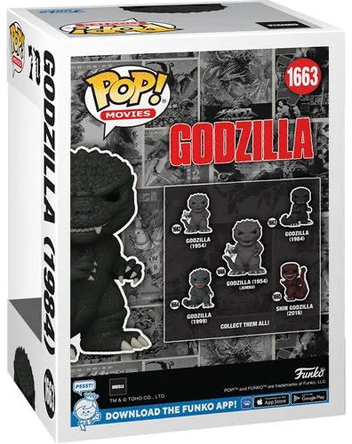 Godzilla -1663- Godzilla (1984) - Godzilla vinyl figure collectible [Barcode 889698808781] - Main Image 3