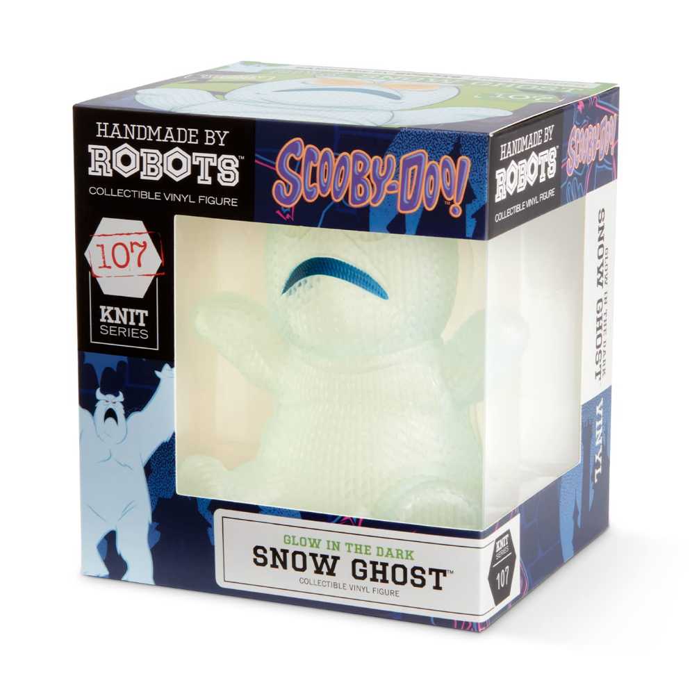 Handmade By Robots Scooby Doo Snow Ghost #107 Glow In The Dark  vinyl figure collectible [Barcode 818730022984] - Main Image 2