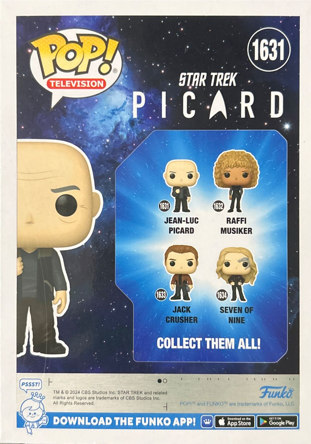 1631-Jean-Luc Picard - Star Trek vinyl figure collectible [Barcode 889698800549] - Main Image 4