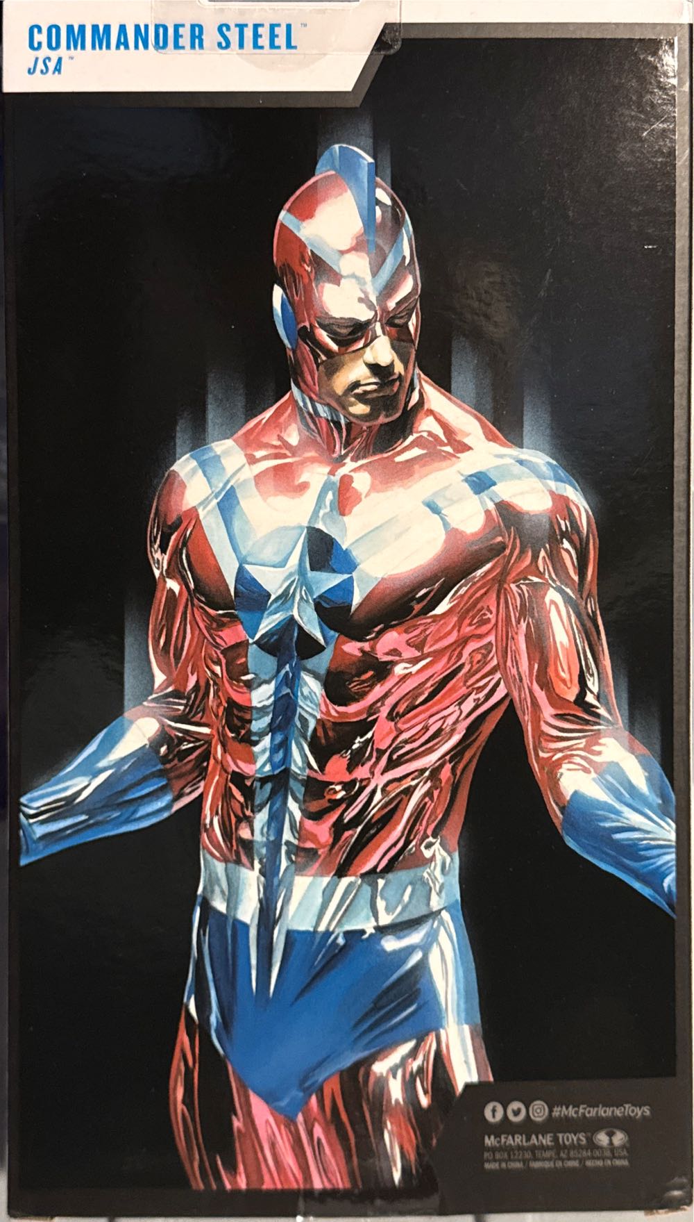 Mcfarlane Dc Mcfarlane Multiverse Commander Steel Action Gold Label Jsa New Hand!  vinyl figure collectible [Barcode 787926172324] - Main Image 2