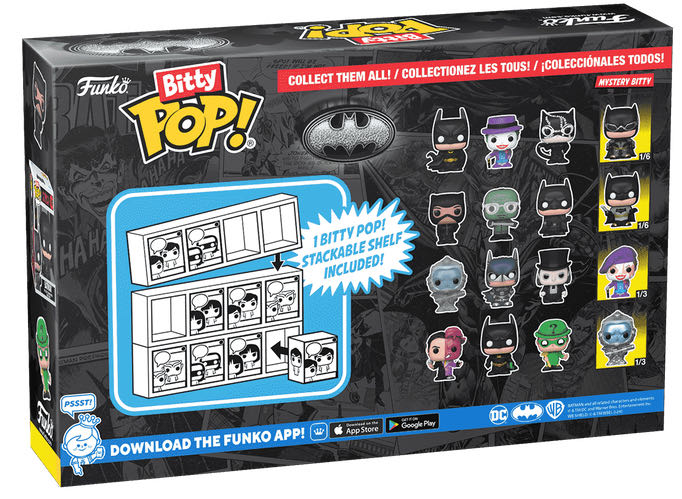 Bitty Pop: The Batman  vinyl figure collectible [Barcode 889698811286] - Main Image 2
