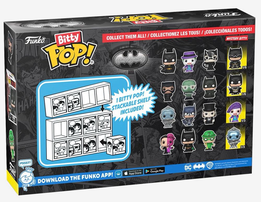 Bitty Pop! DC Batman - Batman vinyl figure collectible [Barcode 889698811279] - Main Image 2