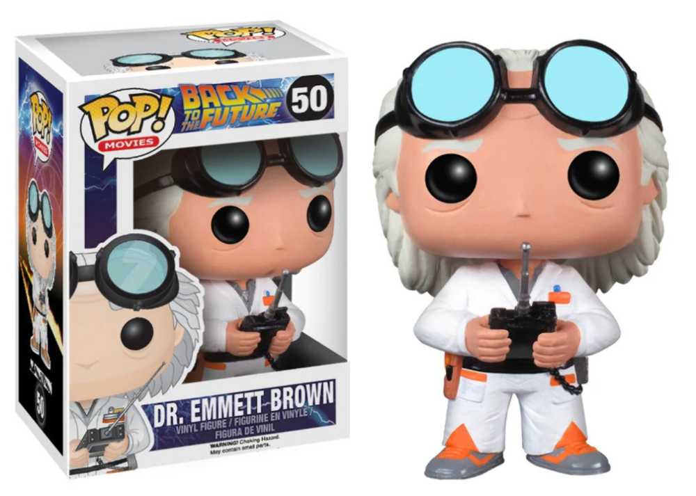 Dr. Emmett Brown - Back to the Future vinyl figure collectible [Barcode 830395033990] - Main Image 3