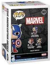 Steve Rogers/Captain America - Marvel Universe vinyl figure collectible [Barcode 889698808910] - Main Image 3