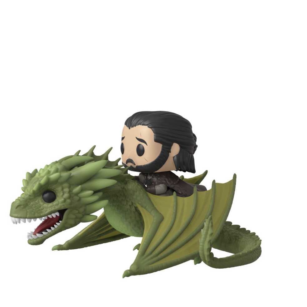 Game Of Thrones Funko POP! Rides #67 Jon Snow & Rhaegal  vinyl figure collectible - Main Image 2