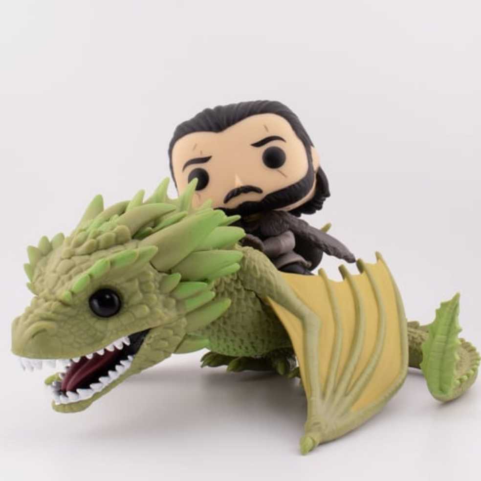 Game Of Thrones Funko POP! Rides #67 Jon Snow & Rhaegal  vinyl figure collectible - Main Image 4