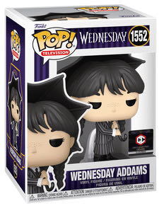 Funko Television Wednesday Addams (1552) W/ Umbrella  vinyl figure collectible [Barcode 889698817417] - Main Image 2