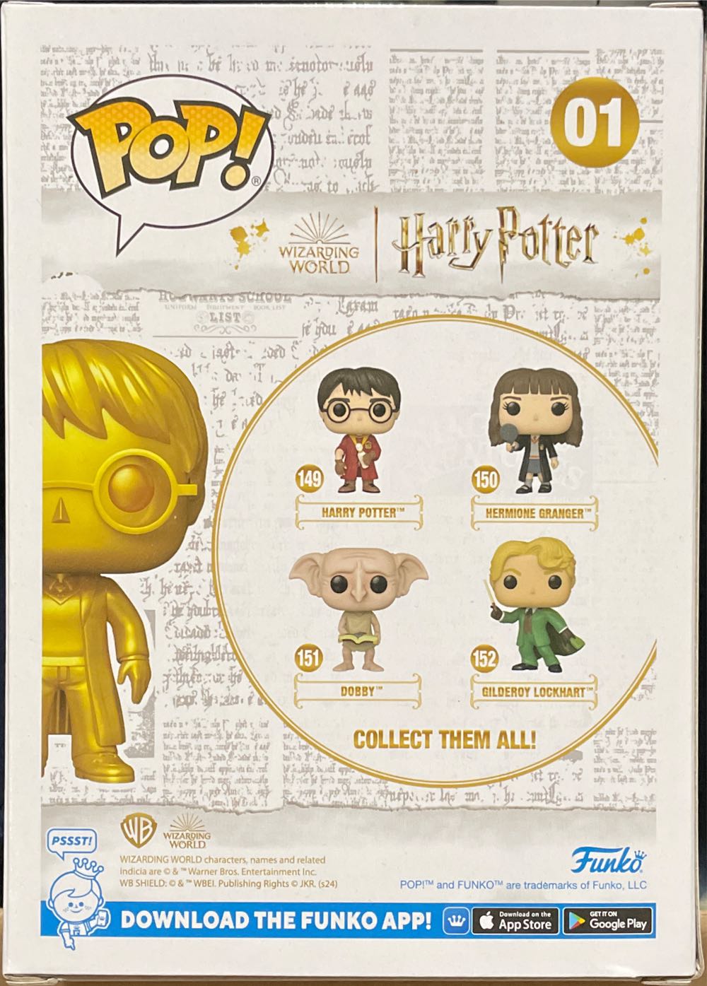 Harry Potter - Harry Potter vinyl figure collectible [Barcode 889698828086] - Main Image 2