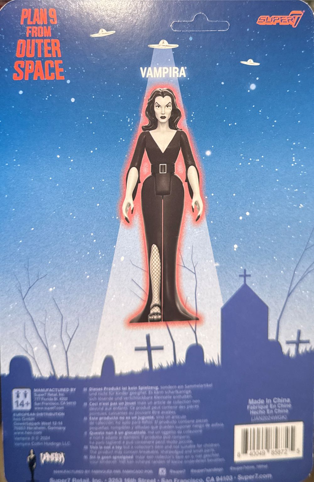 Vampira  vinyl figure collectible [Barcode 840049858725] - Main Image 2