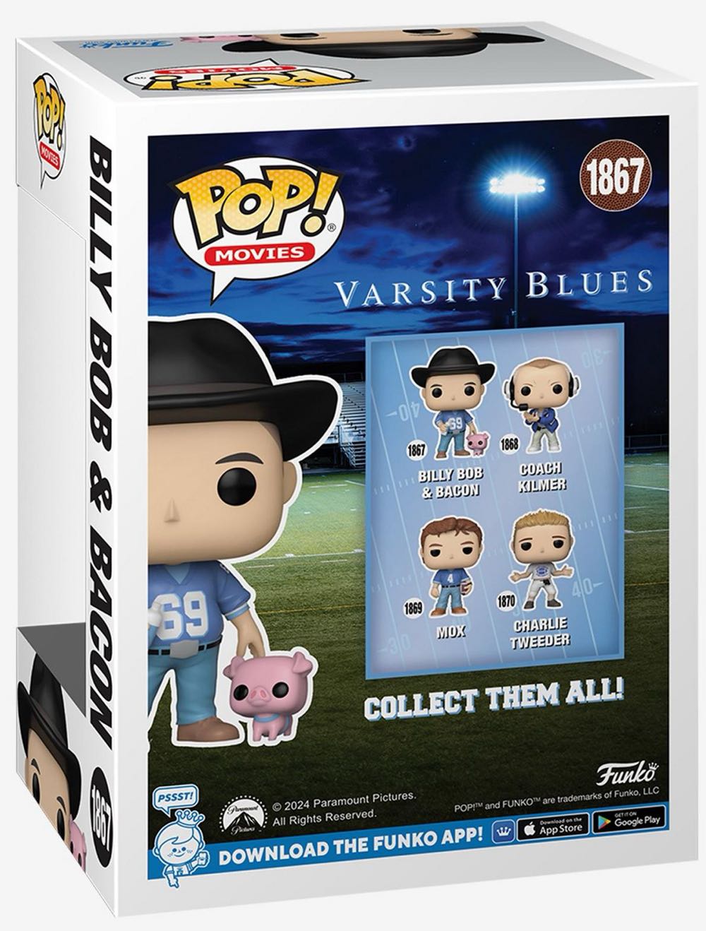 1867-Billy Bob & Bacon  vinyl figure collectible [Barcode 889698802420] - Main Image 3