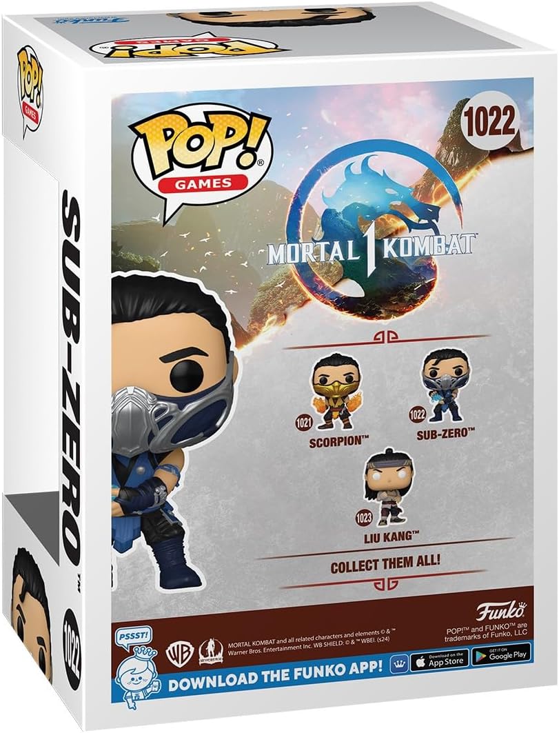 Sub-Zero (mortal Kombat1) 1022 - Funko Pop Games - Mortal Kombat vinyl figure collectible [Barcode 889698802758] - Main Image 2
