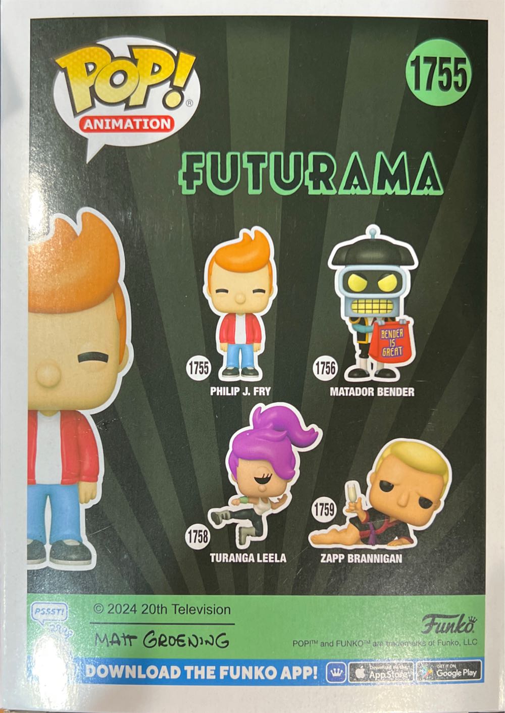 Philip J. Fry - Futurama vinyl figure collectible [Barcode 889698800785] - Main Image 2
