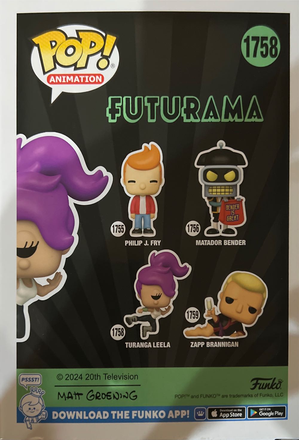 Turanga Leela - Futurama vinyl figure collectible [Barcode 889698800778] - Main Image 2
