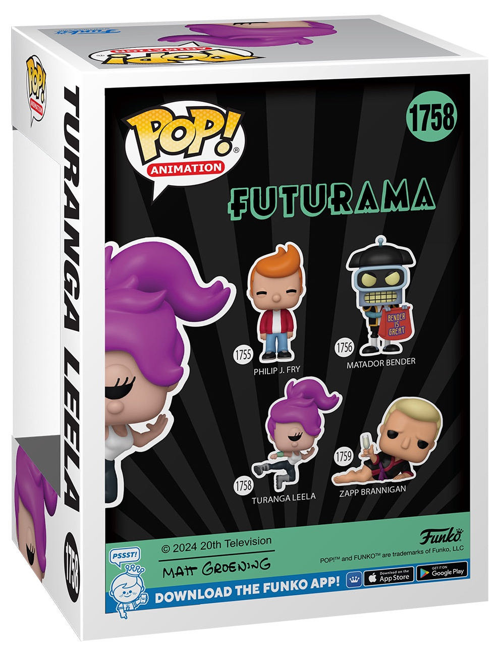 Turanga Leela - Futurama vinyl figure collectible [Barcode 889698800778] - Main Image 3