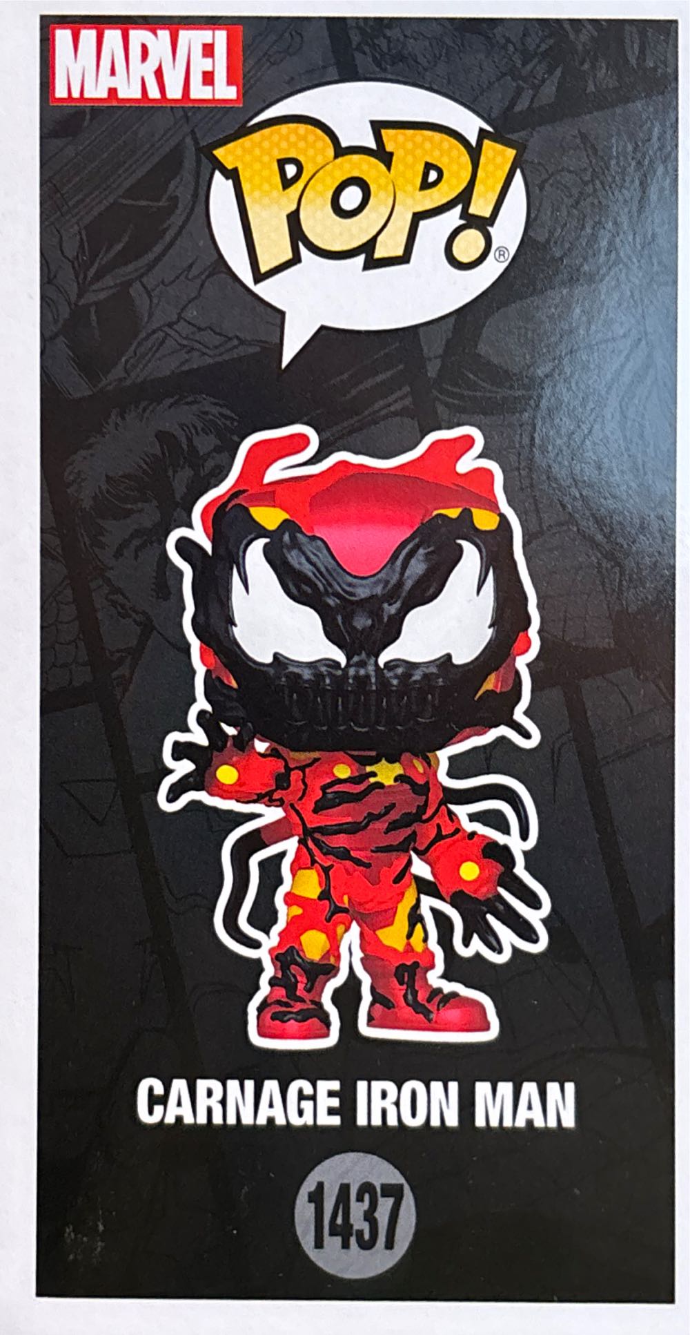 Carnageized: Carnage Iron Man, #1437 - Marvel Universe vinyl figure collectible [Barcode 889698826464] - Main Image 2