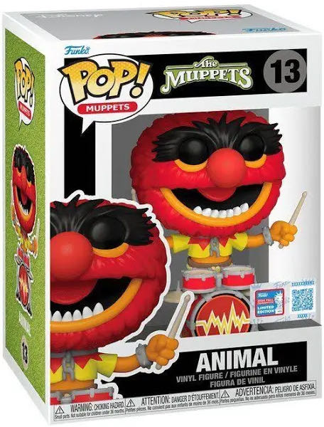 Animal - The Muppets vinyl figure collectible [Barcode 889698786928] - Main Image 2