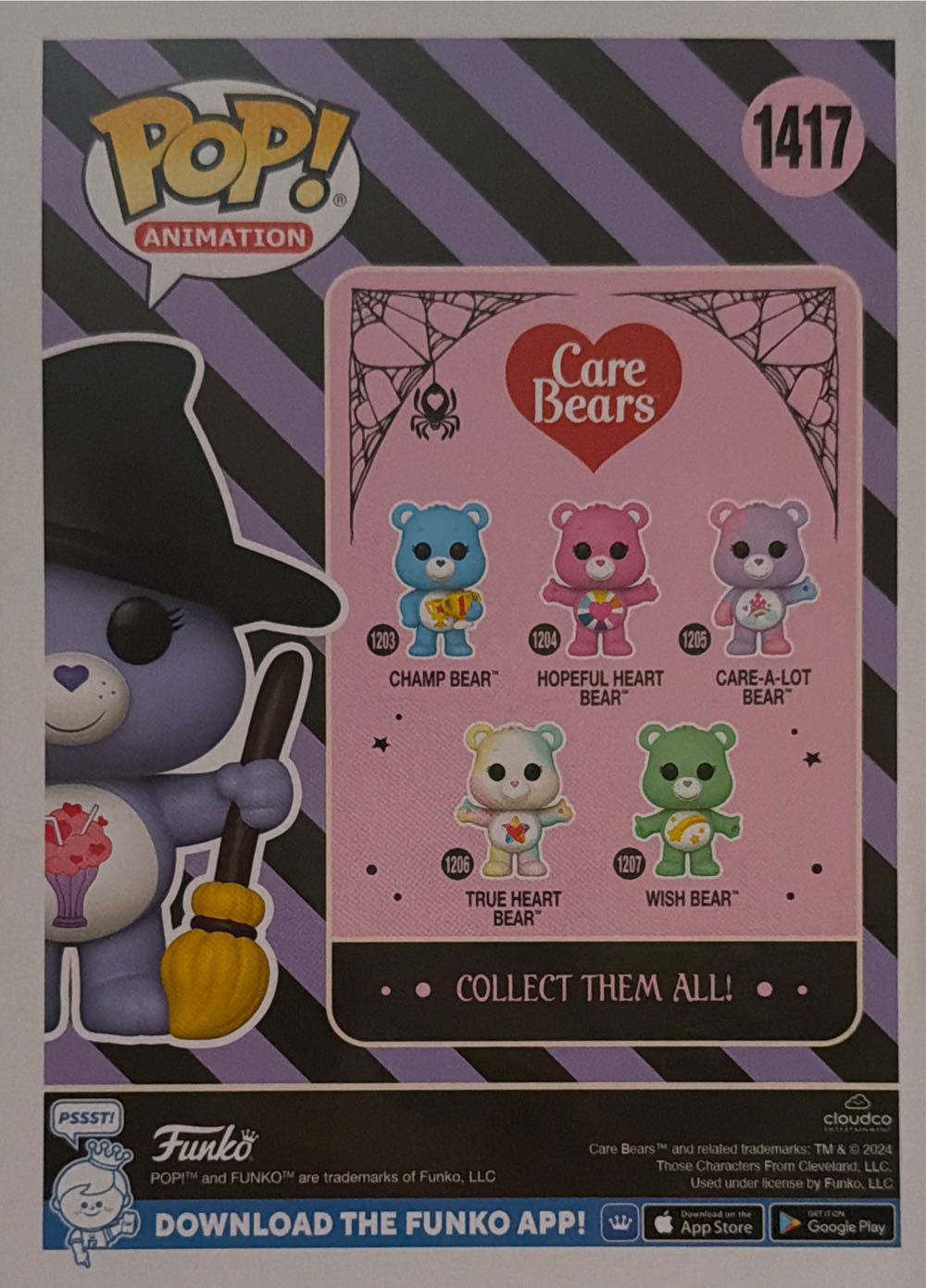 Share Bear ( Purple Witch) - Funko vinyl figure collectible [Barcode 889698743976] - Main Image 2