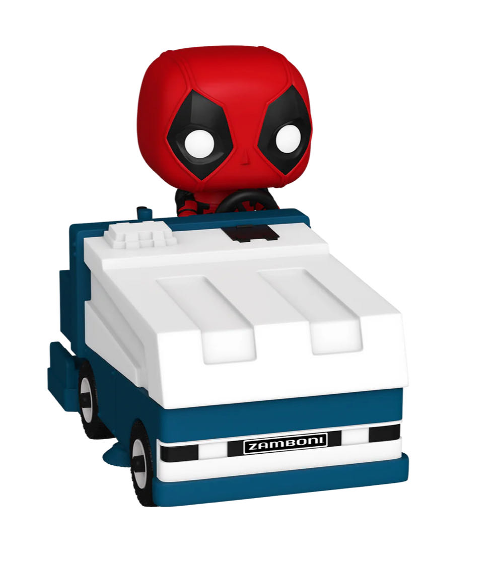 Deadpool on a Zamboni Machine - Deadpool vinyl figure collectible [Barcode 889698853194] - Main Image 2