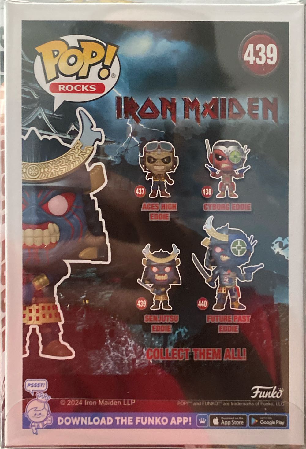 Iron Maiden SENJUTSU EDDIE - Iron Maiden vinyl figure collectible [Barcode 889698804882] - Main Image 2