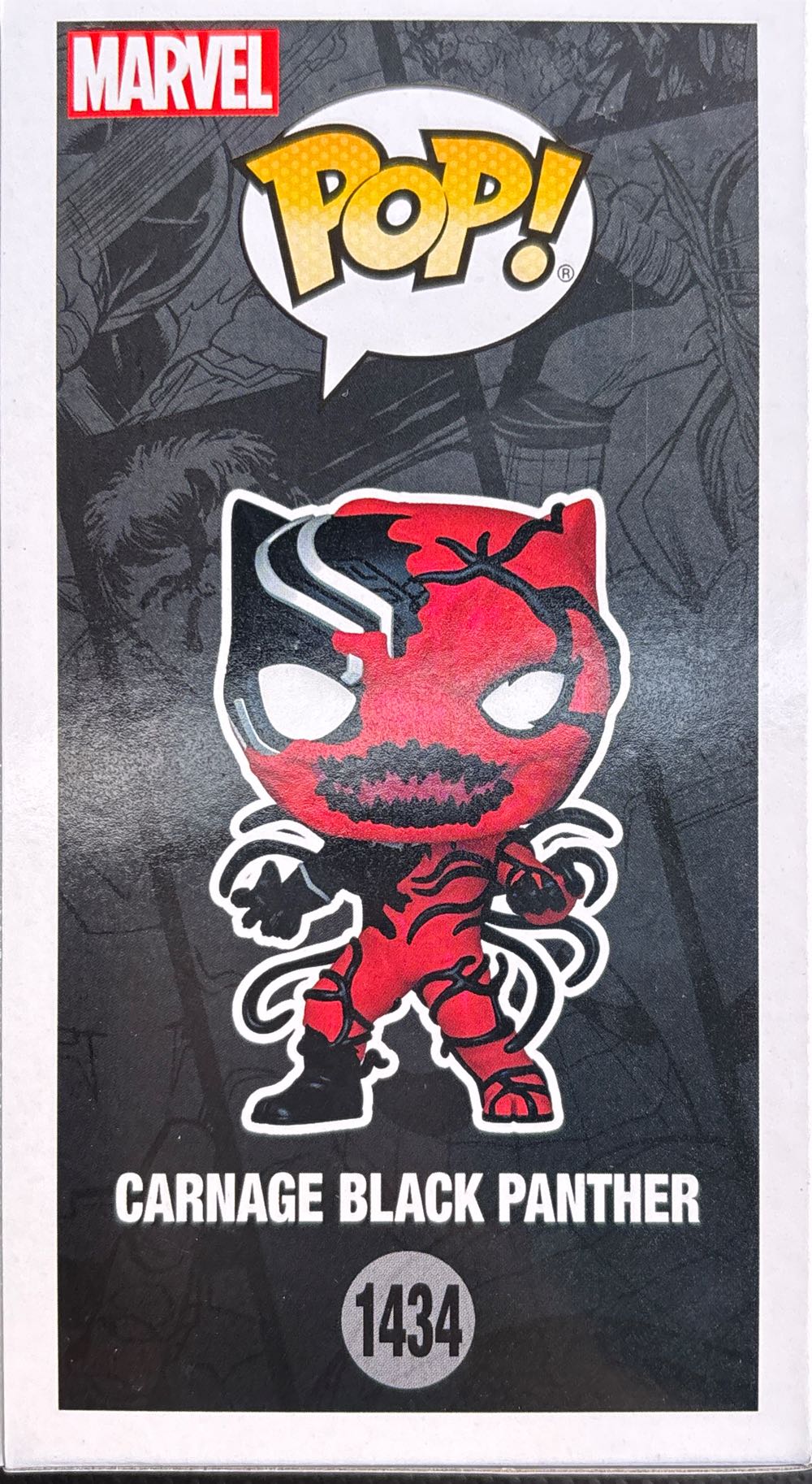 Carnageized: Carnage Black Panther, #1434 - Marvel Universe vinyl figure collectible [Barcode 889698826433] - Main Image 2