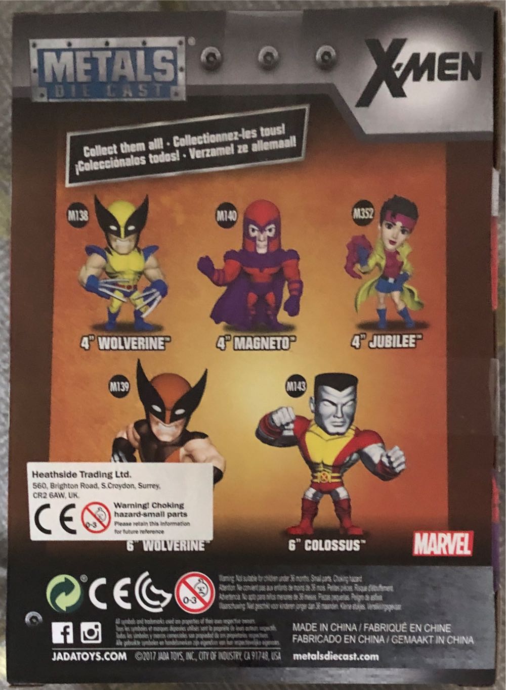 Magneto - X-men  - (metals die cast) By Jada  vinyl figure collectible [Barcode 801310979037] - Main Image 2