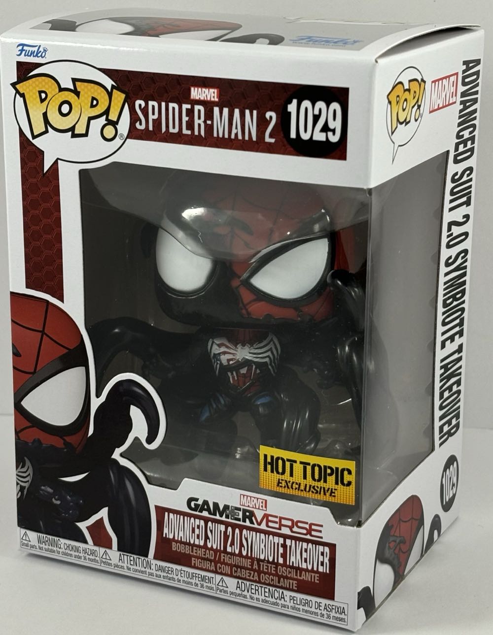 Spider-man: Advanced Suit 2.0 Symbiote Takeover Pop! 1029 - Spider-Man vinyl figure collectible [Barcode 889698828727] - Main Image 3
