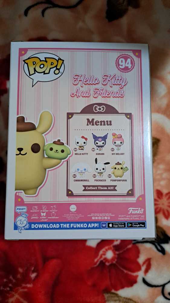 Pompompurin With Mochi - Hello Kitty vinyl figure collectible [Barcode 889698803182] - Main Image 2