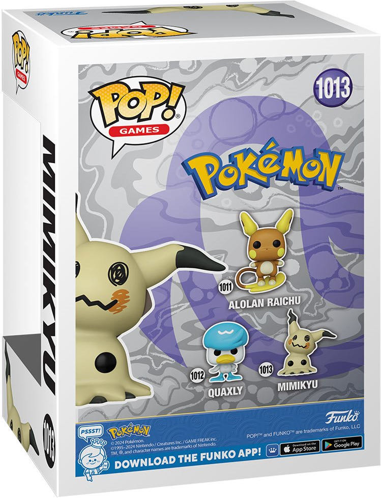 Mimikyu - Pokémon vinyl figure collectible [Barcode 889698802871] - Main Image 2