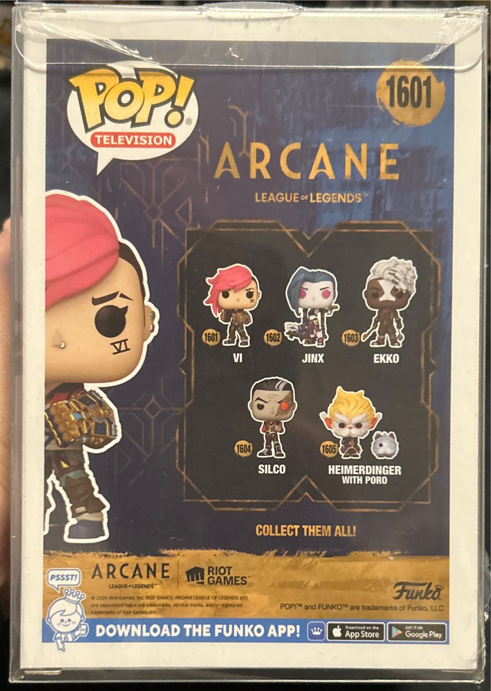 Vi #1601 Arcane - League of Legends vinyl figure collectible [Barcode 889698756525] - Main Image 4
