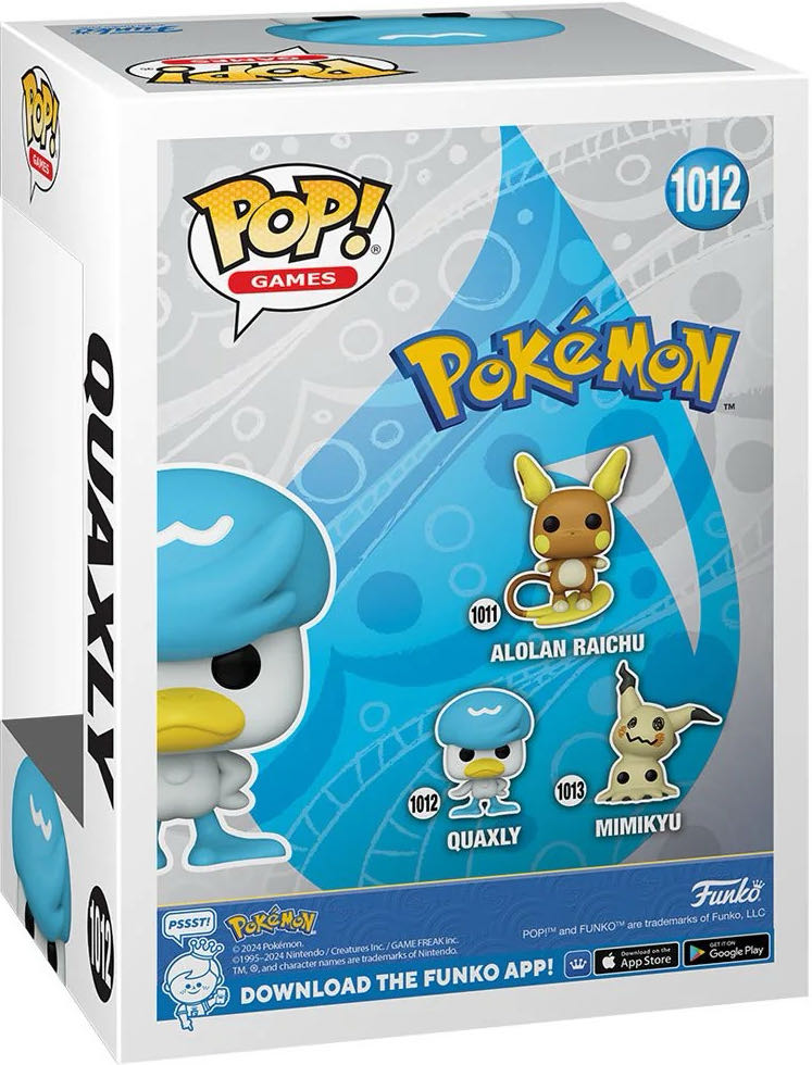 Quaxly - Pokémon vinyl figure collectible [Barcode 889698802888] - Main Image 2