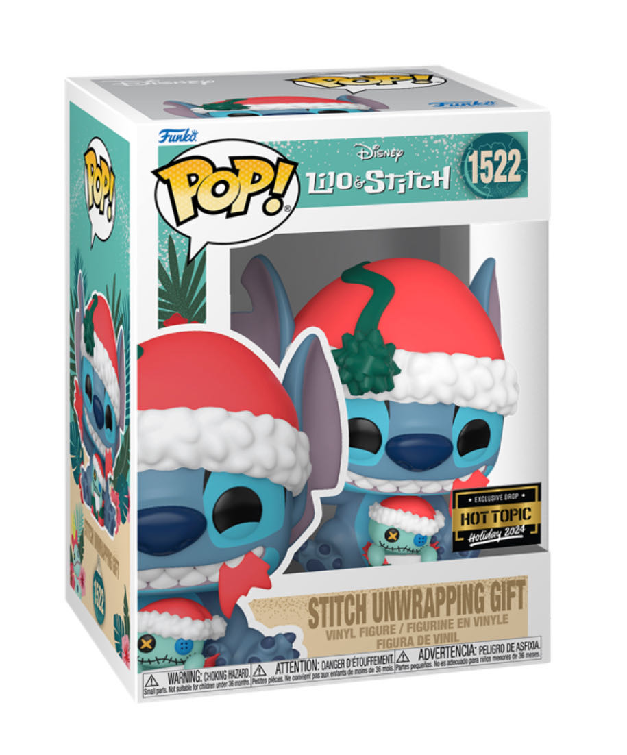 Stitch Unwrapping Gift, #1522 - Lilo and Stitch vinyl figure collectible [Barcode 889698828604] - Main Image 2