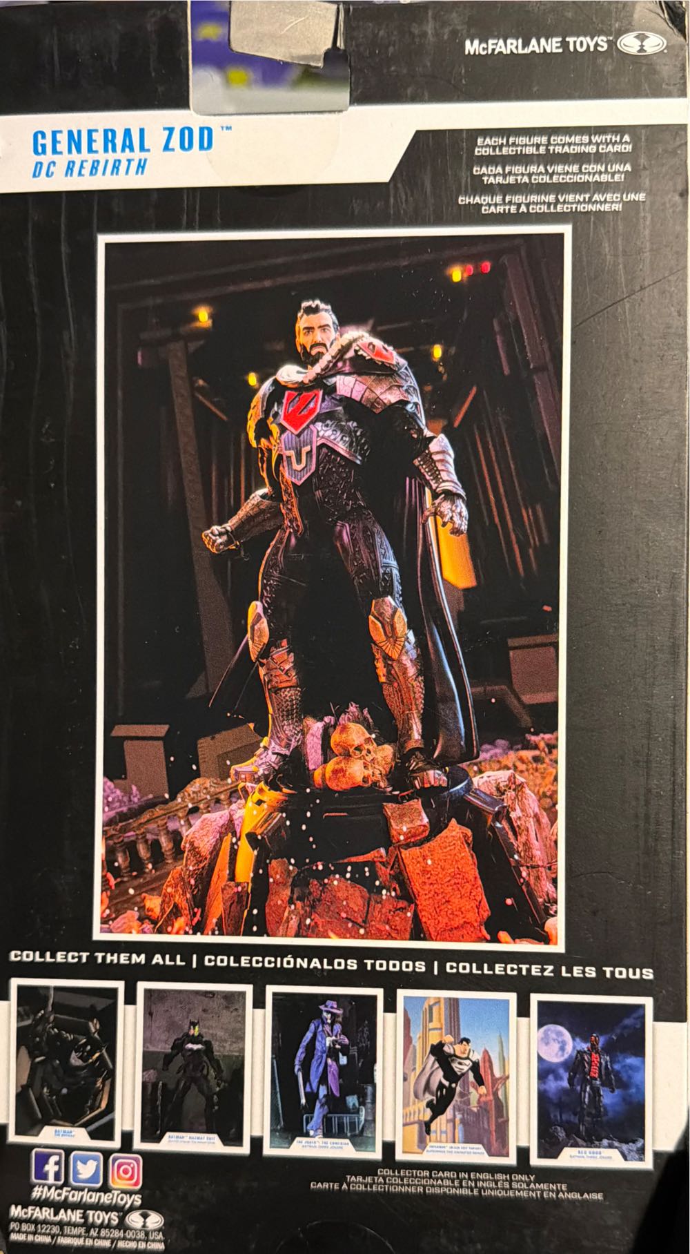 DC Multiverse DC Rebirth: General Zod (Chase)  vinyl figure collectible [Barcode 787926152289] - Main Image 3