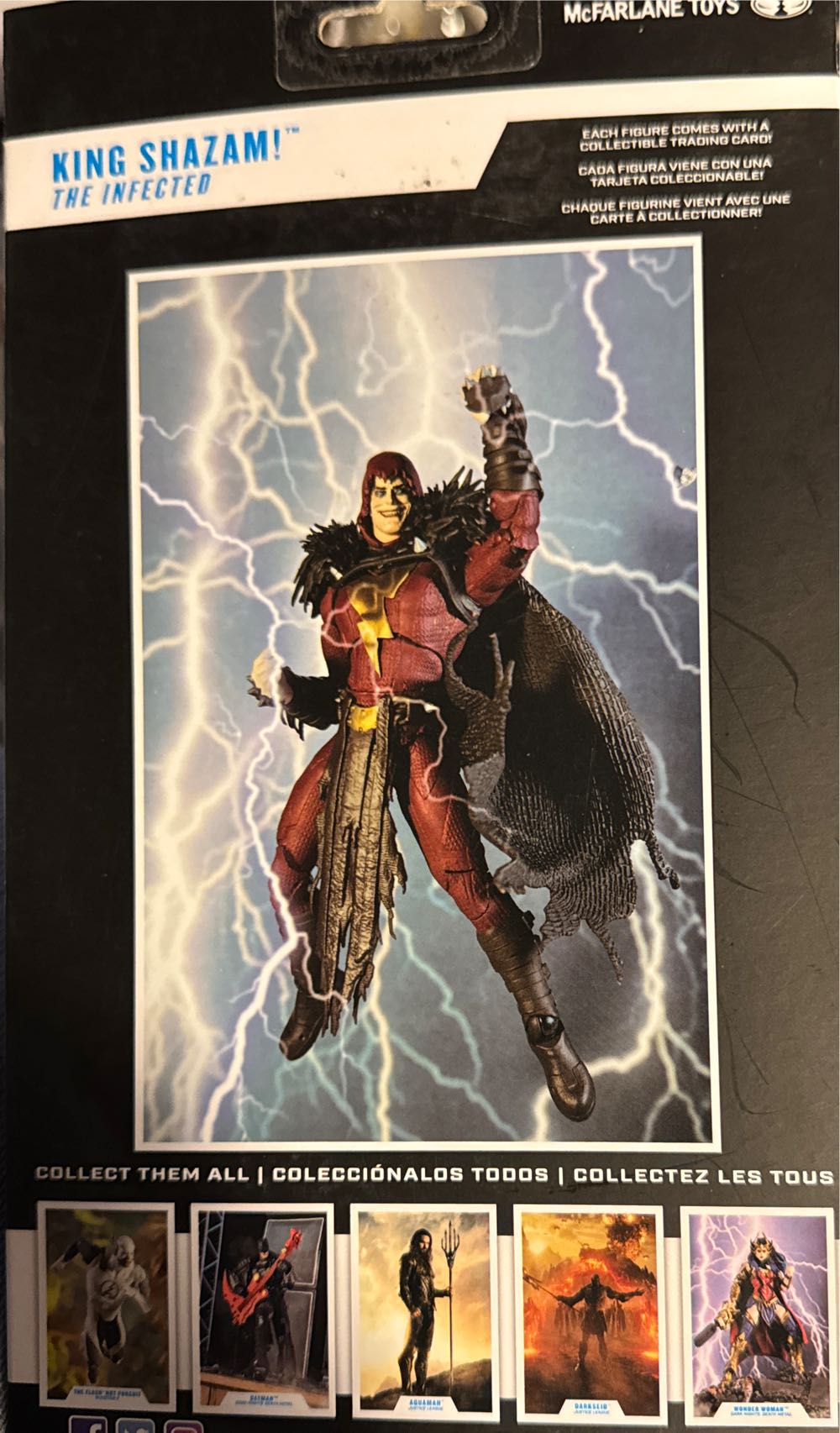 DC Multiverse The Infected: King Shazam  vinyl figure collectible [Barcode 787926151688] - Main Image 3