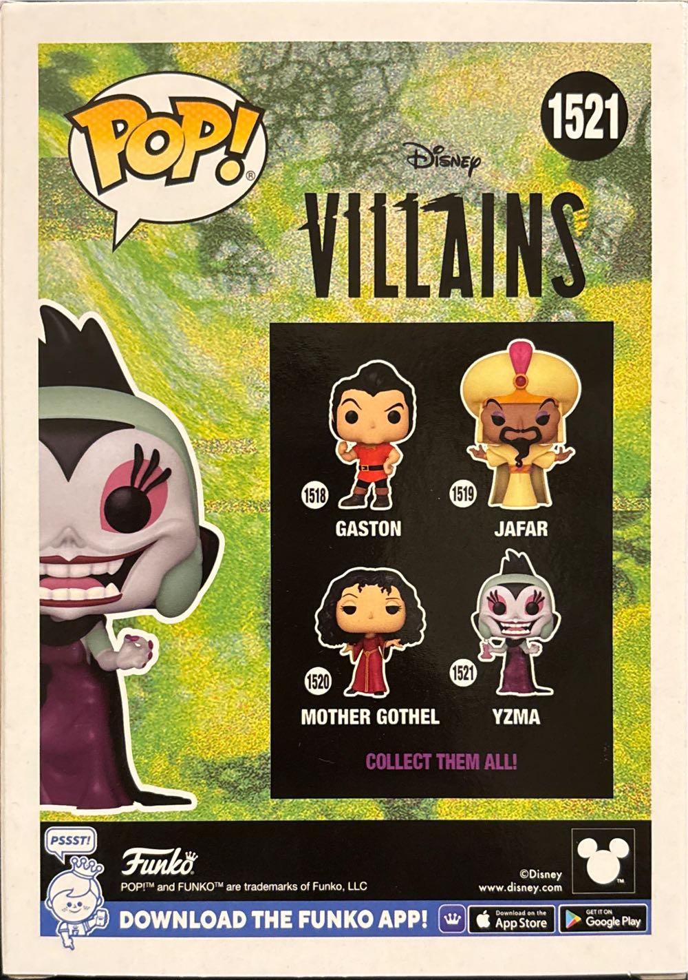 Yzma (villains) Disney 1521 - Funko Pop - Disney Villains vinyl figure collectible [Barcode 889698809313] - Main Image 2