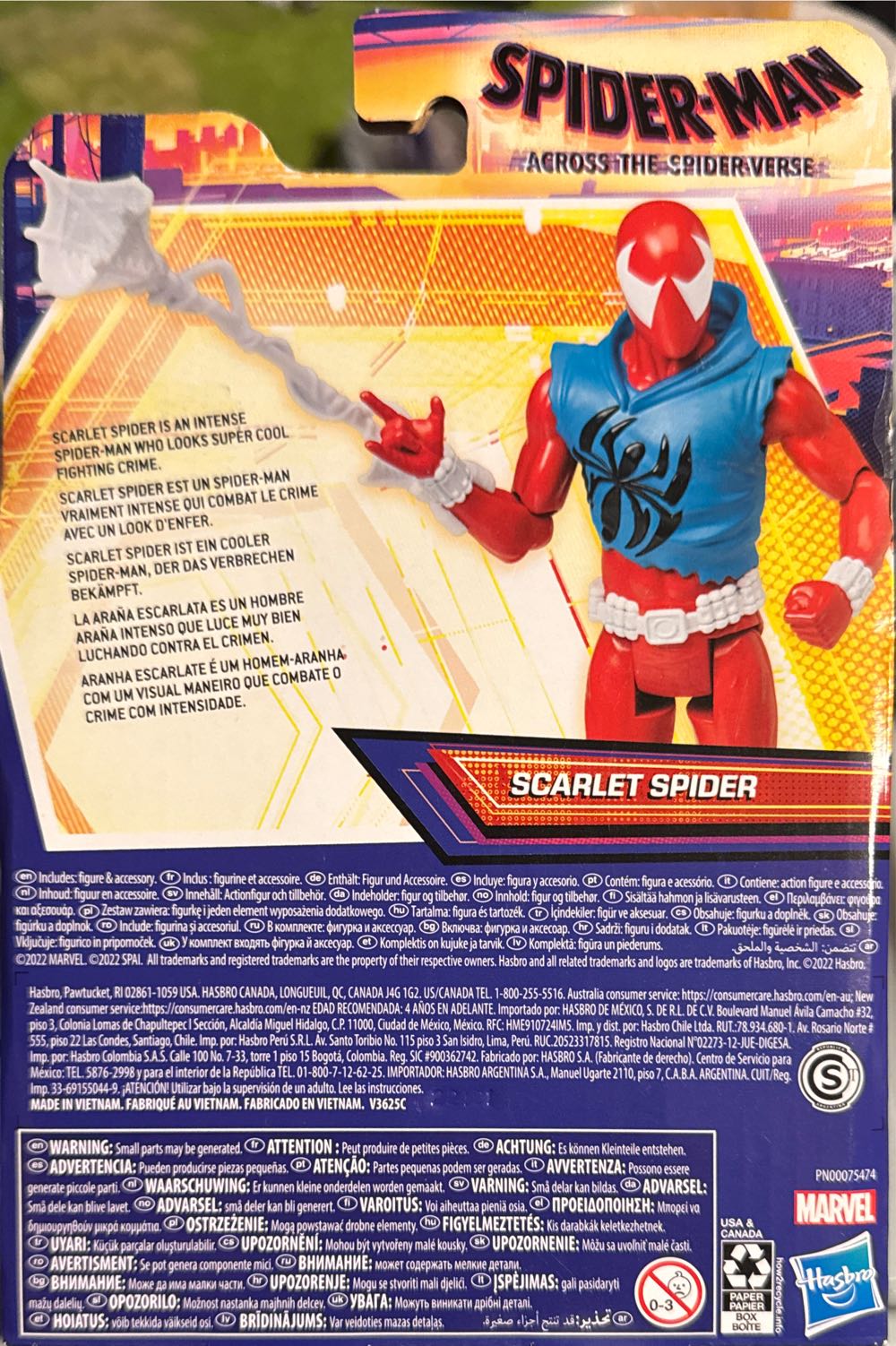 Marvel Spider-man: Across The Spider-verse Scarlet Spider Toy 6-inch-scale Action Figure With Web Accessory Marvel Toy For Kids Ages 4 And Up  vinyl figure collectible [Barcode 5010994140571] - Main Image 2